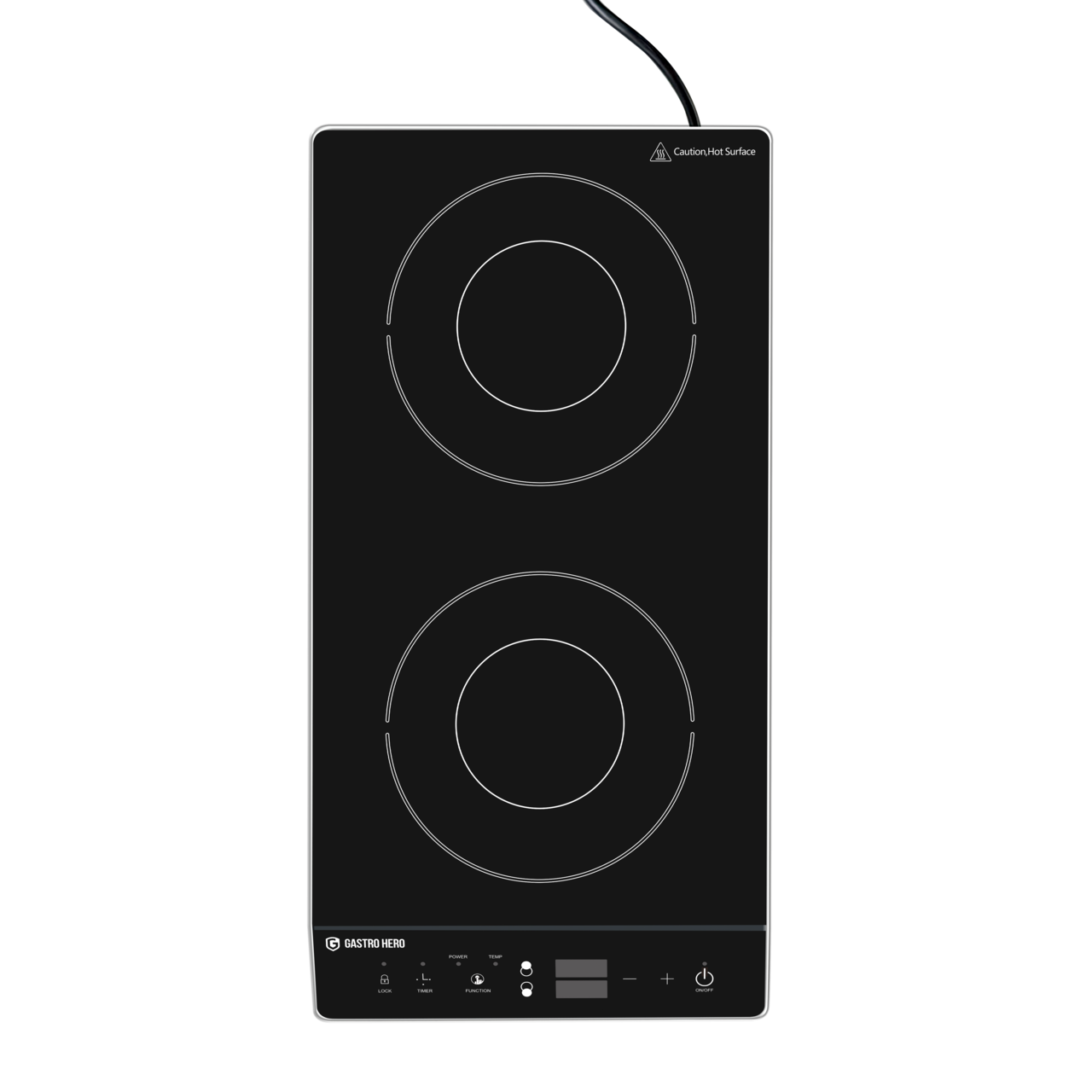 Dubbele inductiekookplaat ECO - Verticaal - 1,8 kW & 1,7 kW