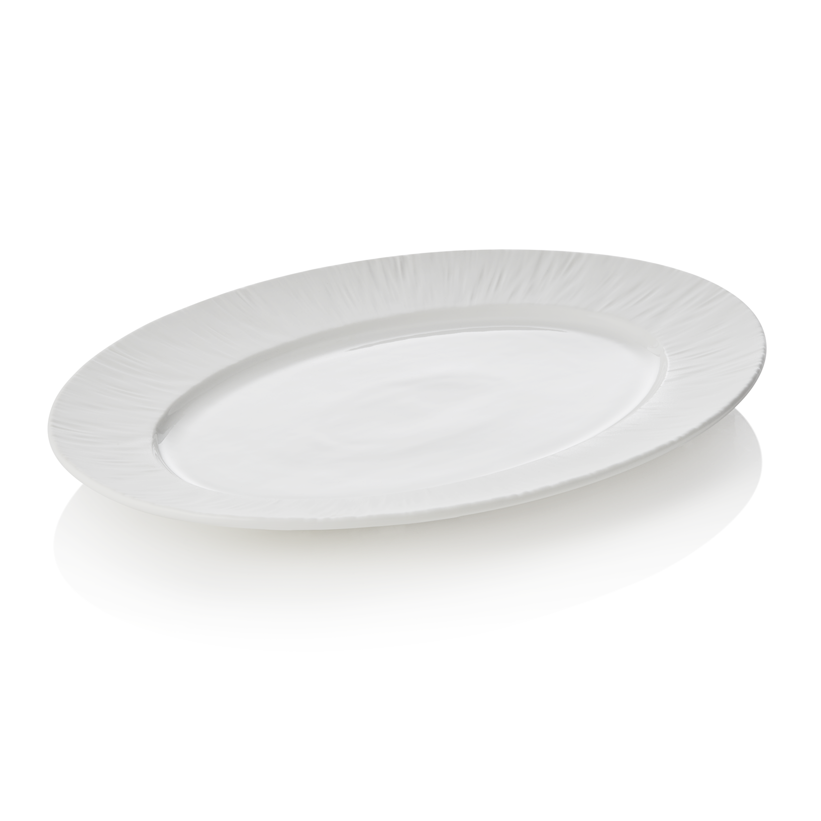 Bordenset MAYA SHIRO, 33 x 24,5 x 2,5 cm, wit, set van 2 stuks, porselein