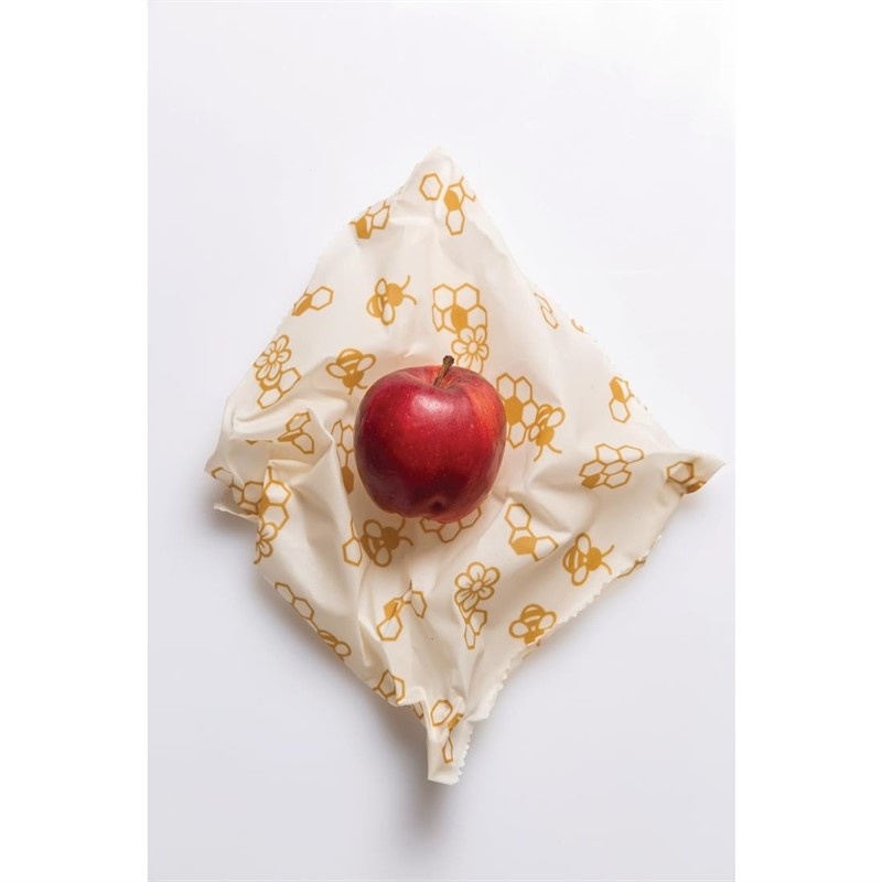 Tissu en cire d'abeille Noix S - 180 x 200 mm - 10 morceaux