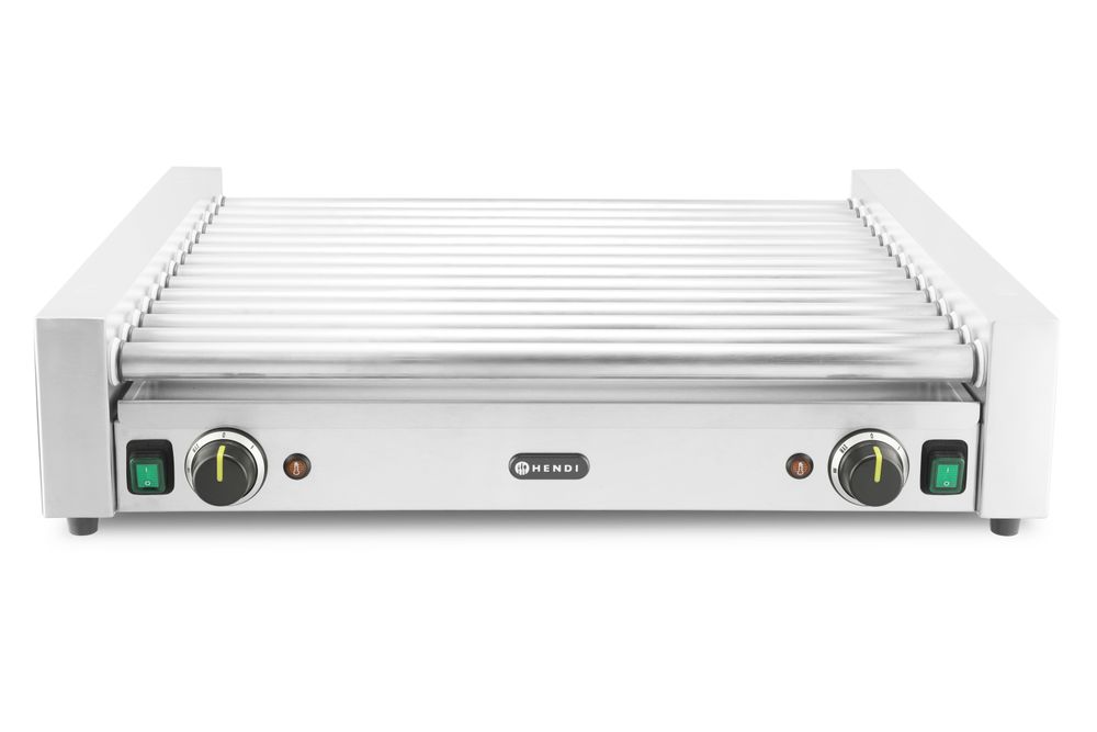 Worstrolgrill XL - 2 zones - Zilver - 220-240V/2000W - 732x590x(H)168mm