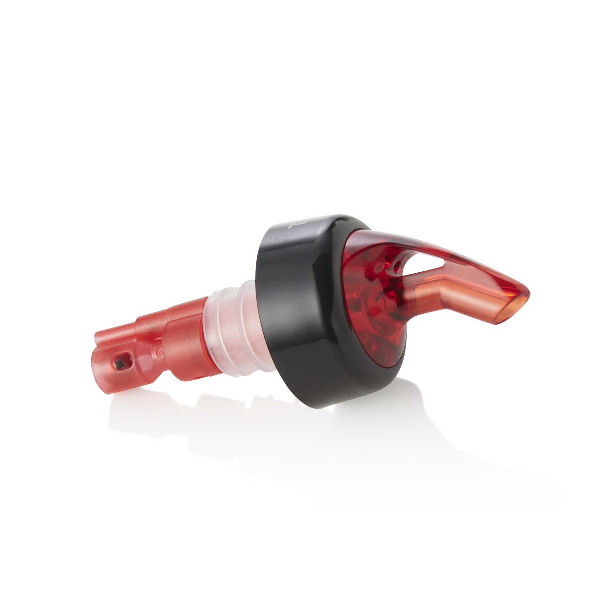 Gietset, 3,0 cl, rood, set van 12 stuks, kunststof, roestvrij staal