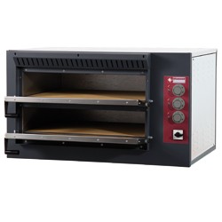 Pizza Oven Elektrisch Dubbel | 7,5kW | 920x760x(H)530mm