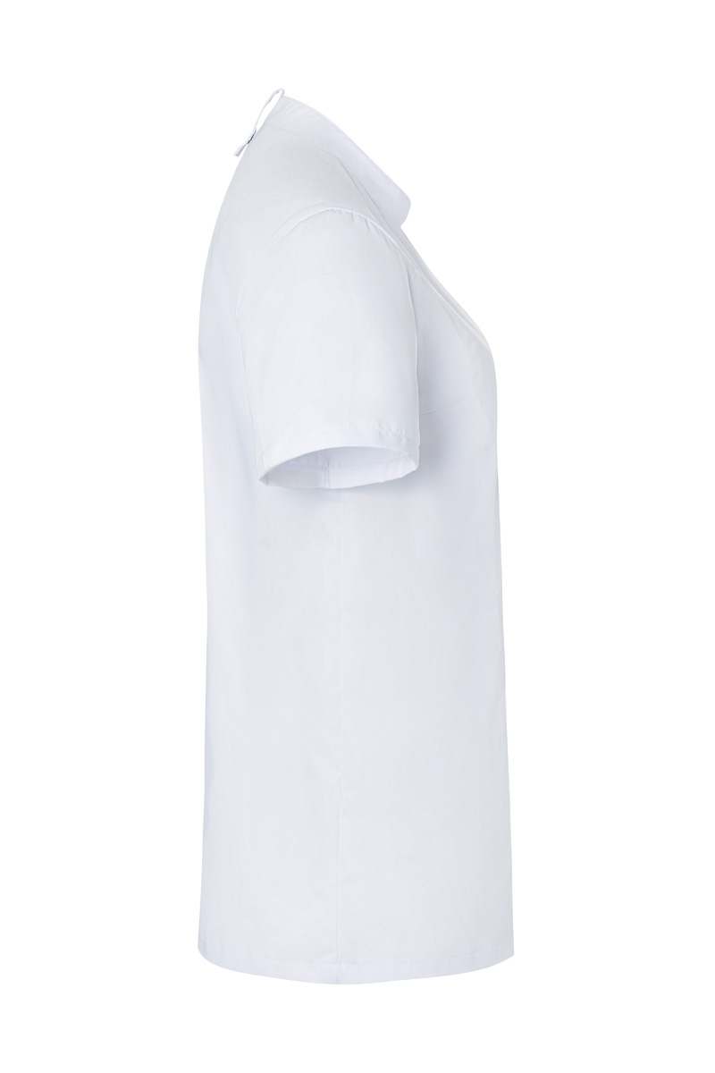 Koksbuis Met Korte Mouwen Voor Dames, Moderne Look - Wit - 48