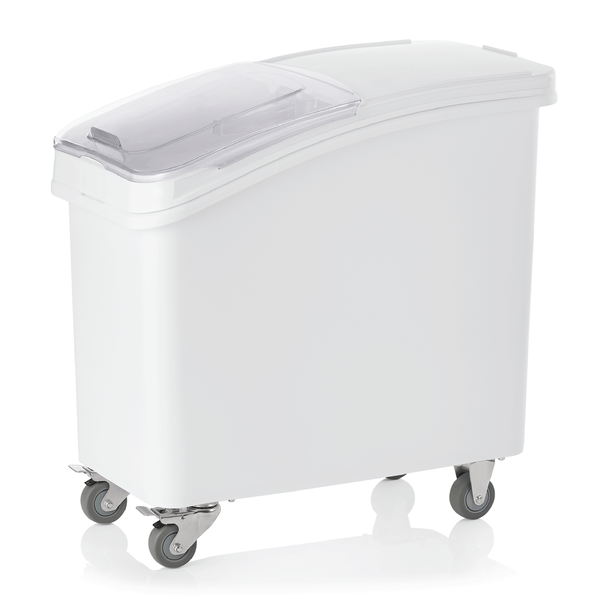 voedselcontainer, 81 liter, 80 x 35 x 63 cm, polyethyleen, polycarbonaat