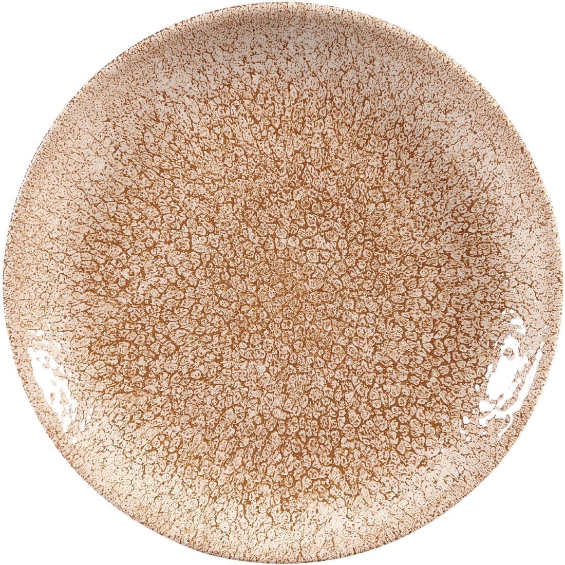 Churchill Raku Garnet Orange Evolve coupe bord 16.5 cm pak van 12