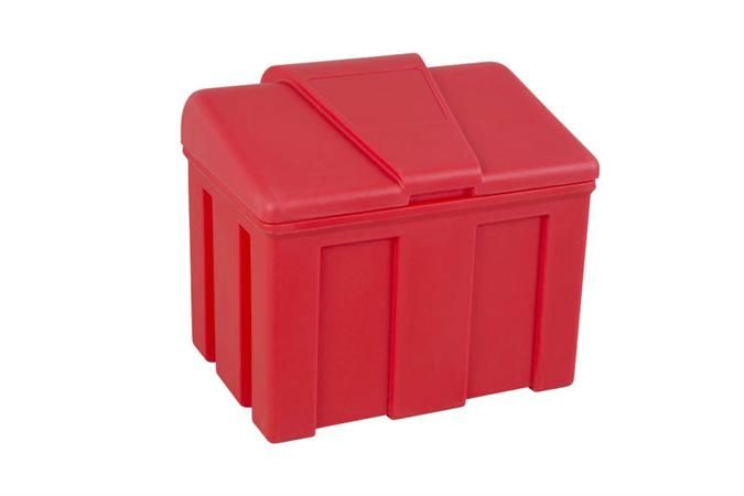 Strooizoutbak / Zoutkist 110 Liter rood