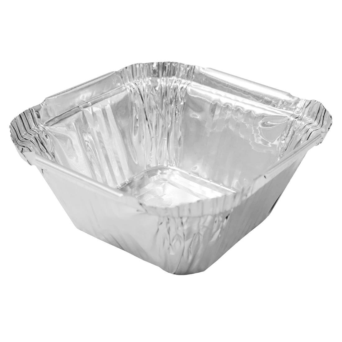 Barquettes carrées en aluminium Fiesta Recyclable 100 ml (lot de 200)