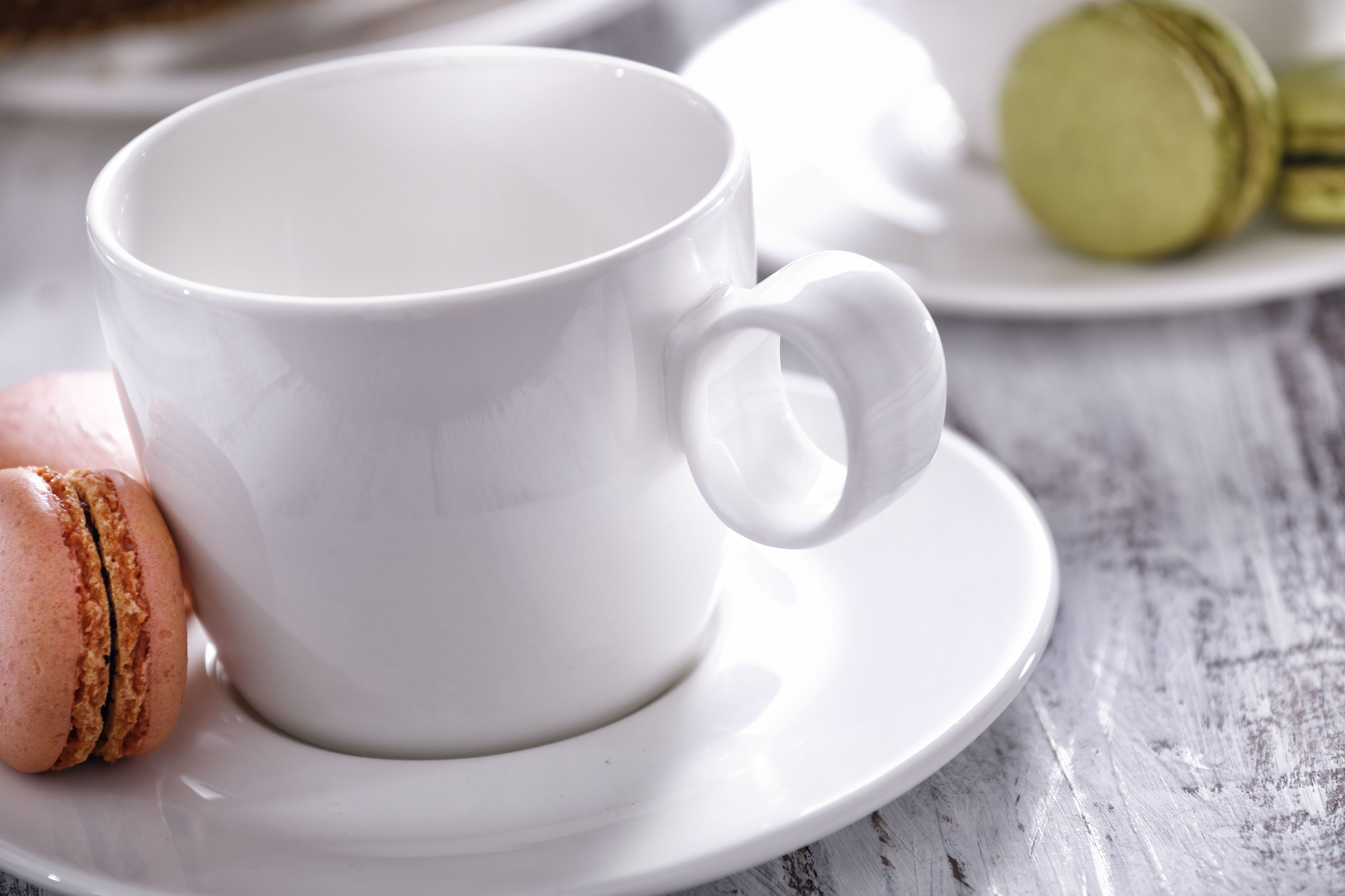 Cappuccinokop 013 Lux 23 cl Offwhite Porselein