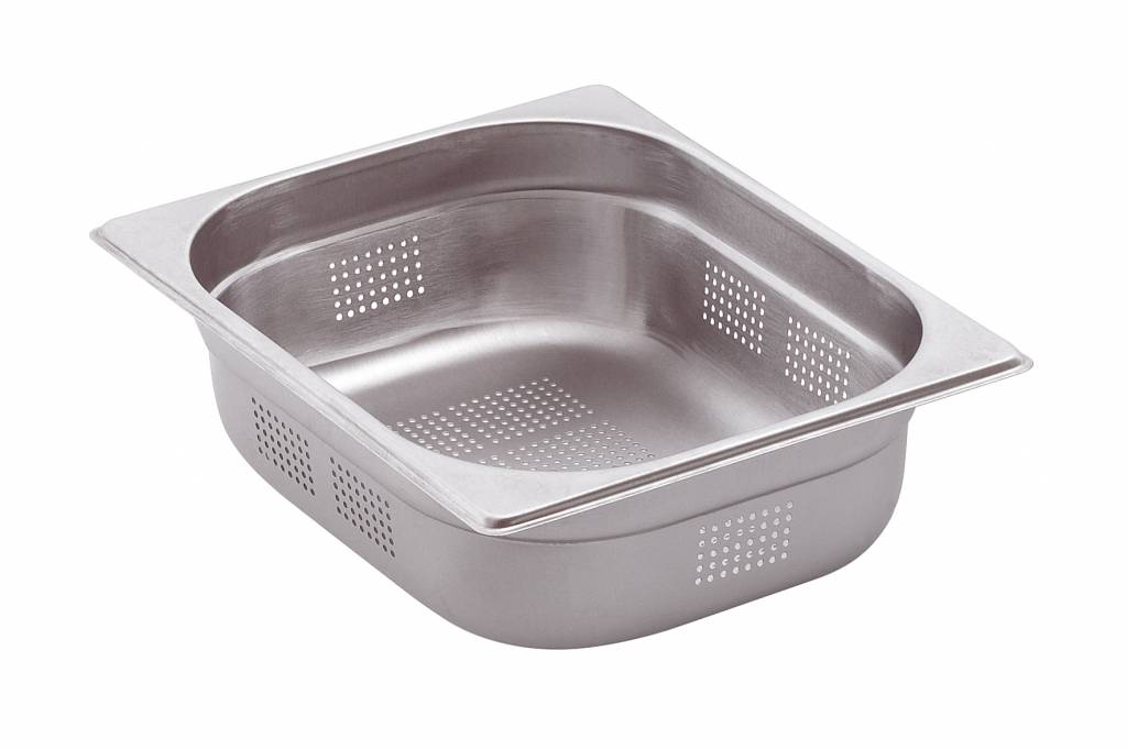 Bac GN 1/2 Inox 150mm - Perforé