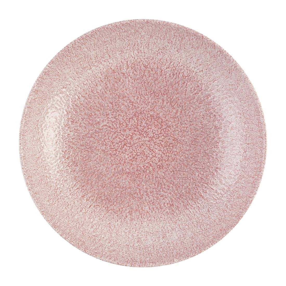 Churchill Studio Prints Raku-Coupé-Schüssel aus Rosenquarz, rosa, 182 mm, (12 Stück)