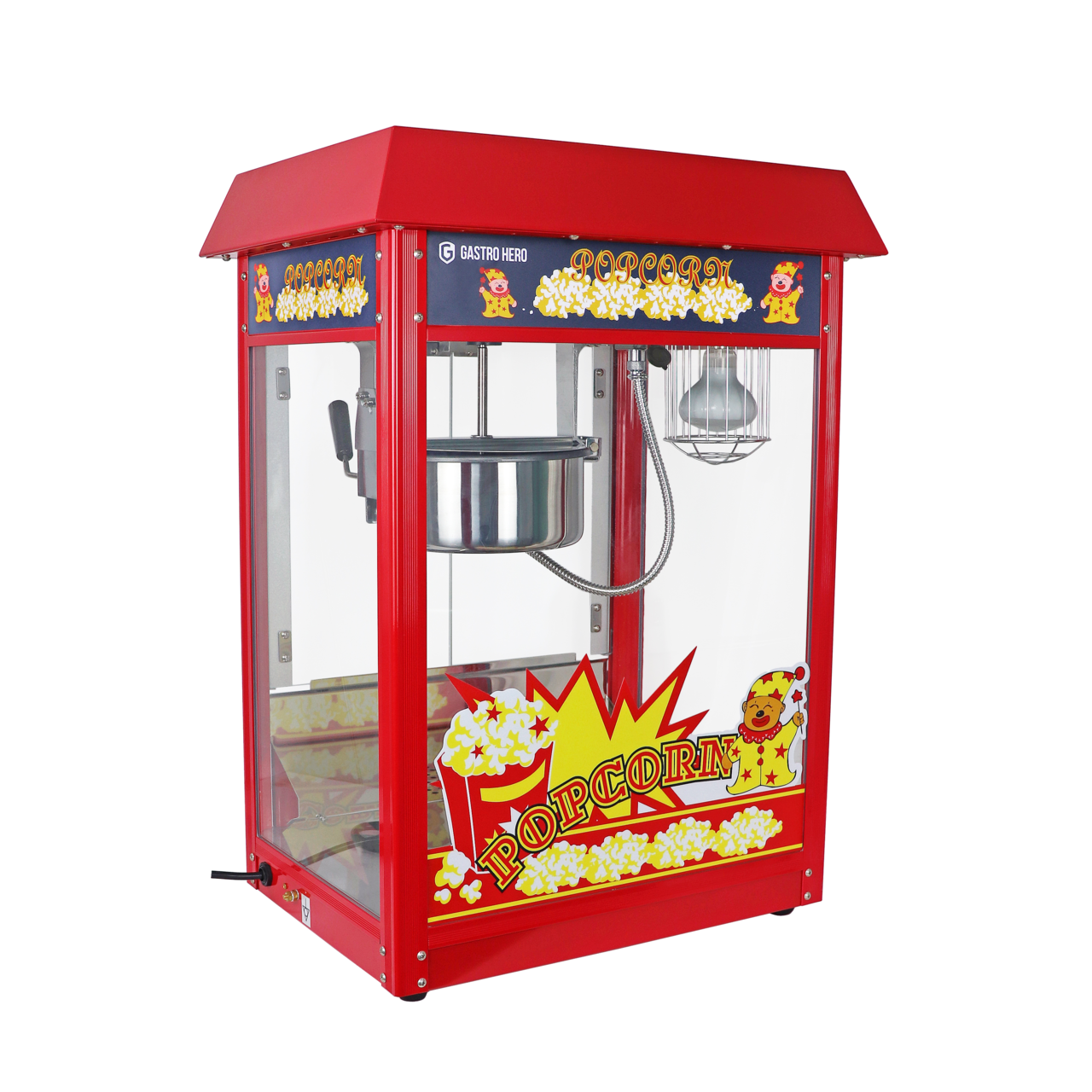 Popcornmaschine ECO 5 kg/h mit 1 Kessel