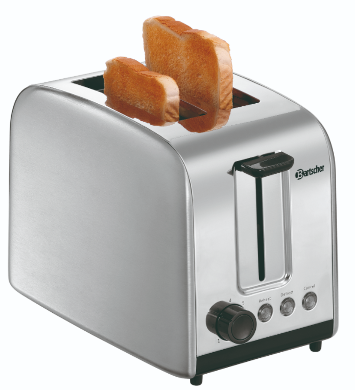 Toaster TSBR20 | 2 Schlitze | 850W | 160X270X(H)200mm