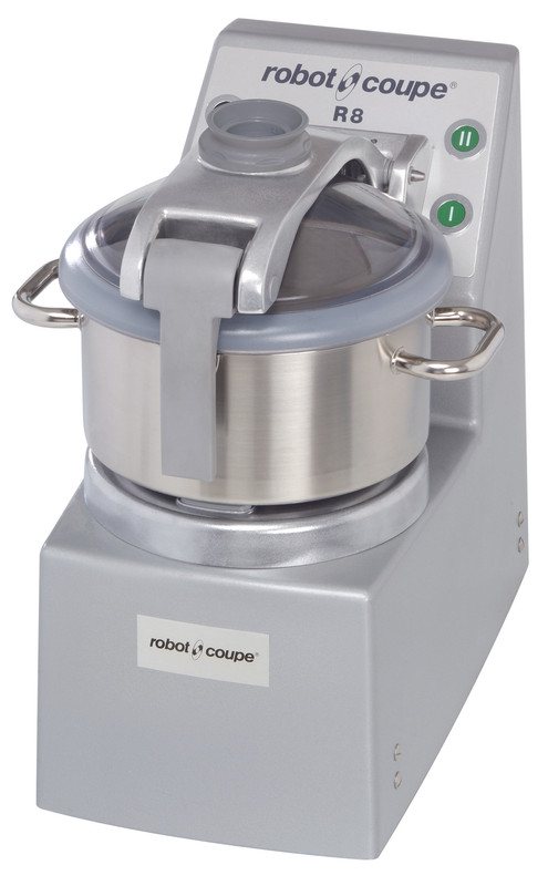 Robot Coupe Cutter R8 - 400V - 8 Liter - Tafelmodel - 2 Snelheden: 1.500 & 3.000 RPM