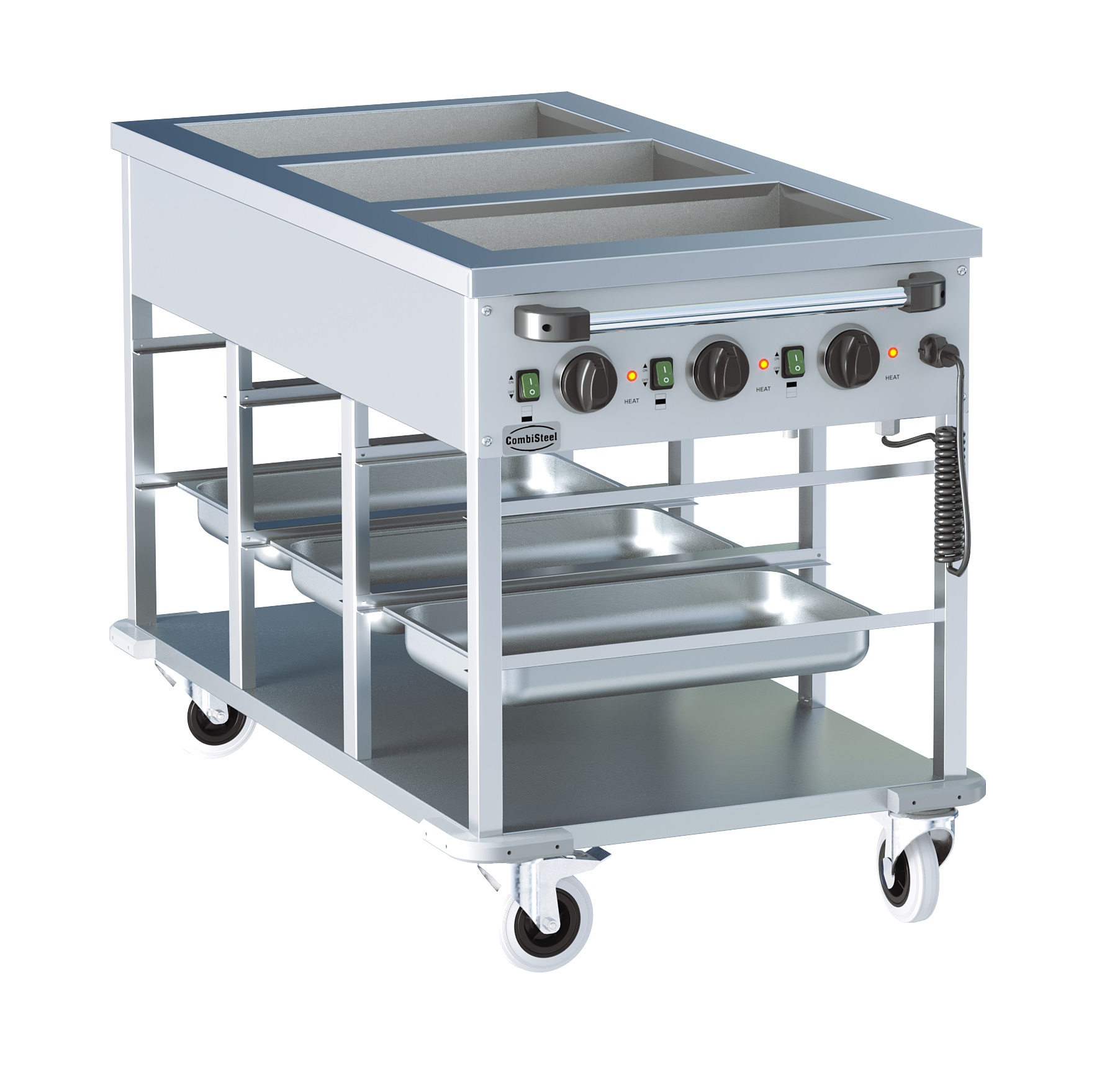 Bain-Marie Wagen 3/1.