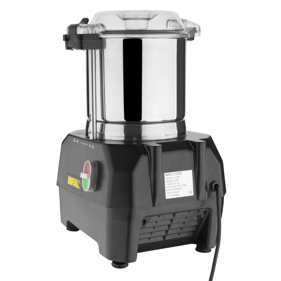 Buffalo Schüssel-Schneider Mixer 5Ltr