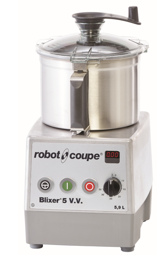 Robot Coupe Blixer 5 V.V. | 5,9 Litres | Cutter de Table | Vitesse : 300 - 3500 tr/mn