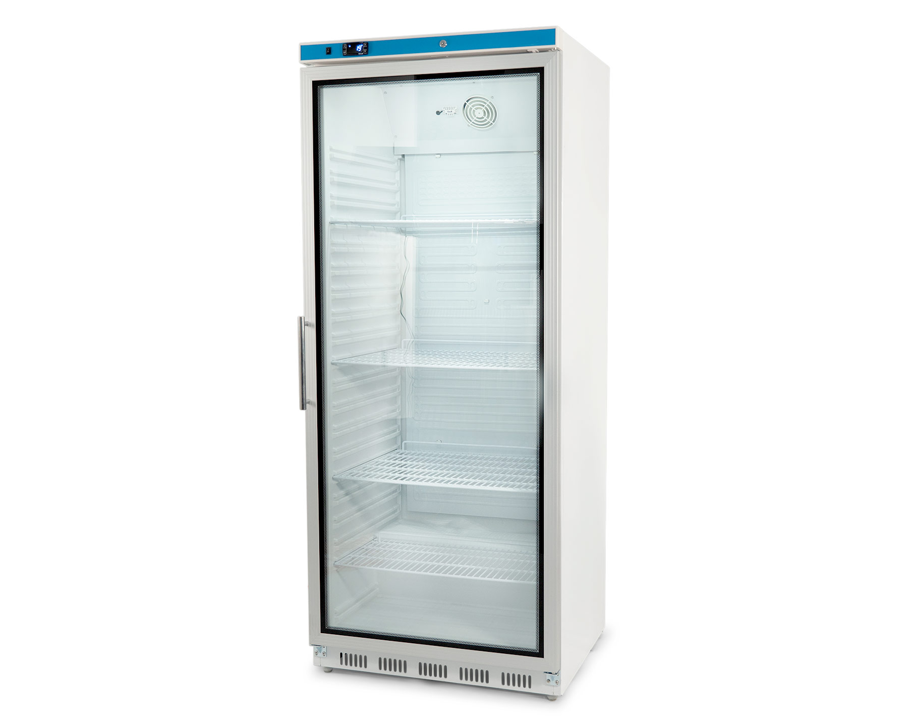 Armoire réfrigérée positive - 620L - Porte vitrée - Réfrigération statique