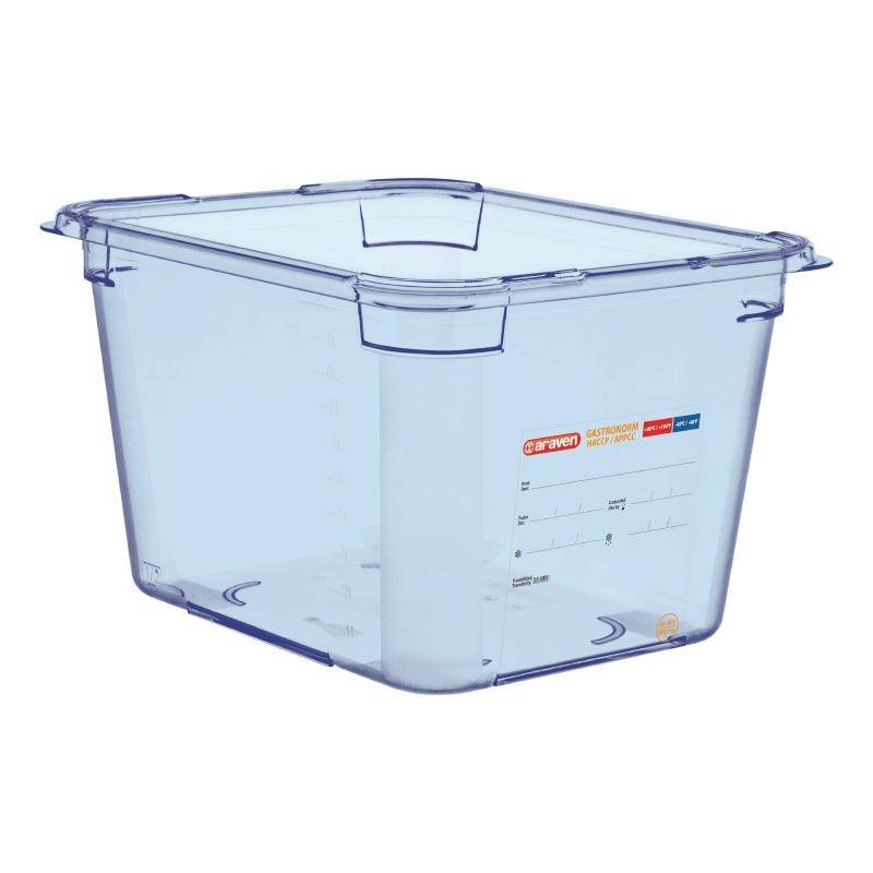 Voedselcontainer Blauw ABS - GN1/2 | 200mm Diep