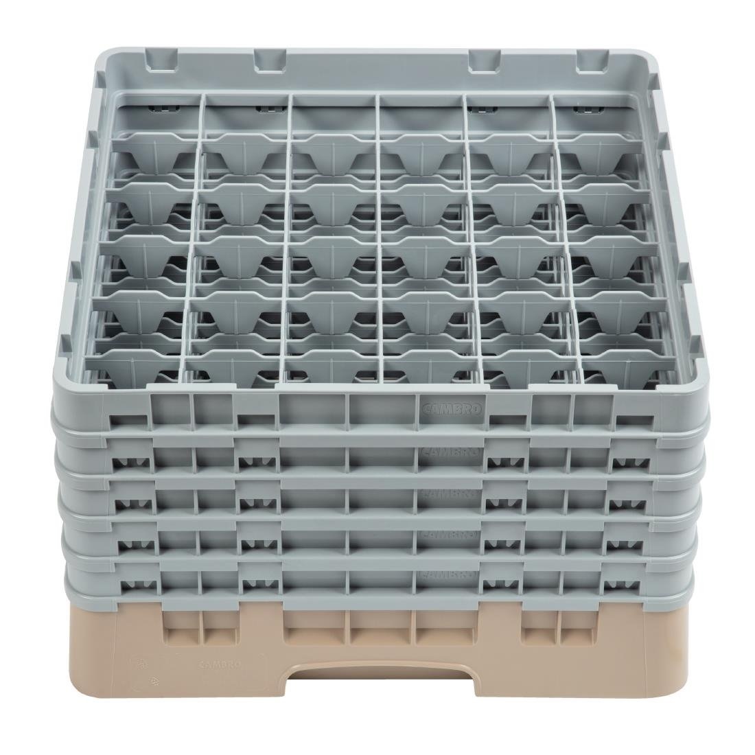 Casier de Lavage - Verres - 36 Compartiments - Hauteur Maximale 257mm