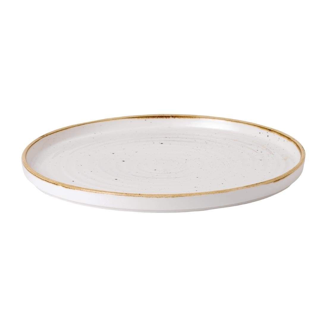 Assiettes avec rebord Churchill Stonecast Barley White 275mm (Lot de 6)