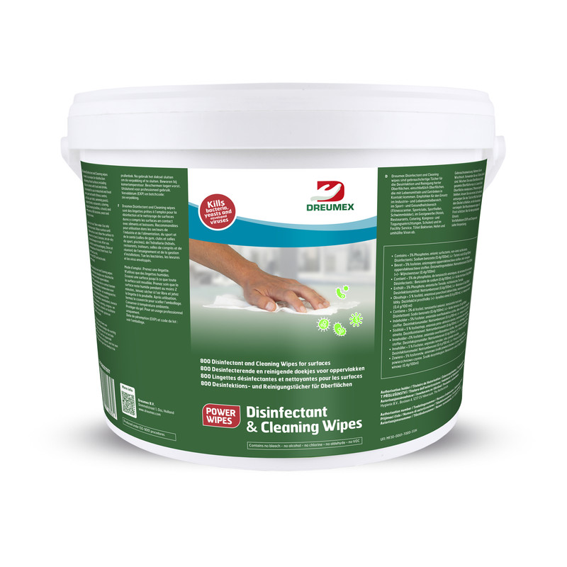 Disinfectant and cleaning wipes - 2x800 doekjes