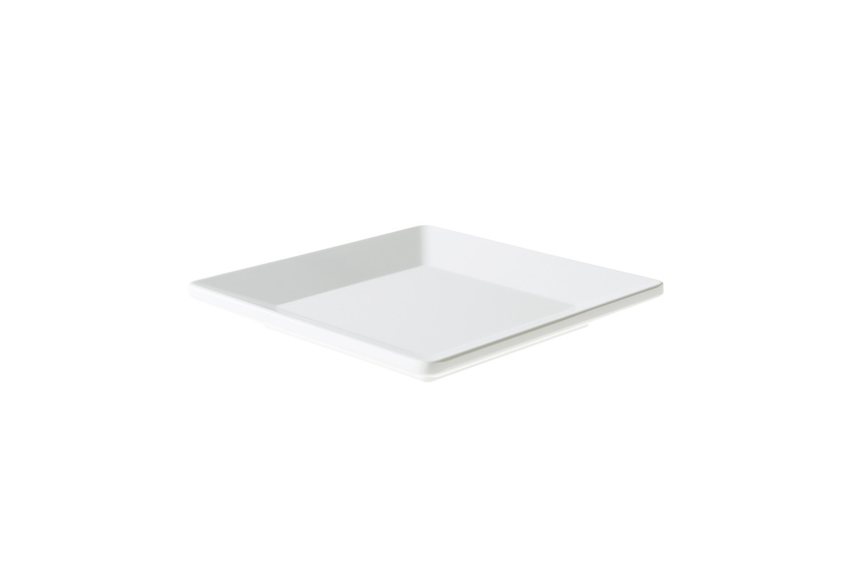 Bord Melamine 15 x 15 cm Wit Melamine