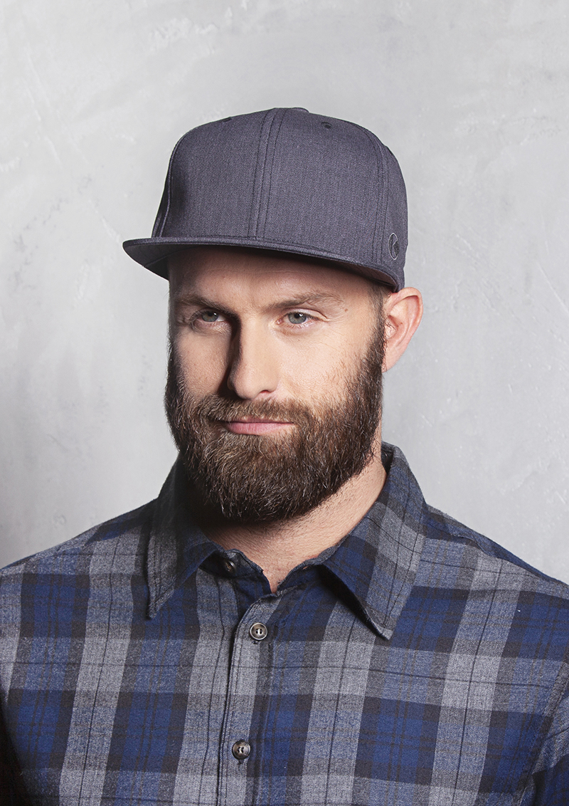 Flat Cap Jeans-Style - Vintage Black