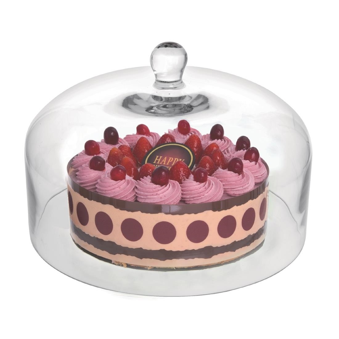 Dôme à gâteau en verre | Convient au CS013 | Ø285x(H)200mm