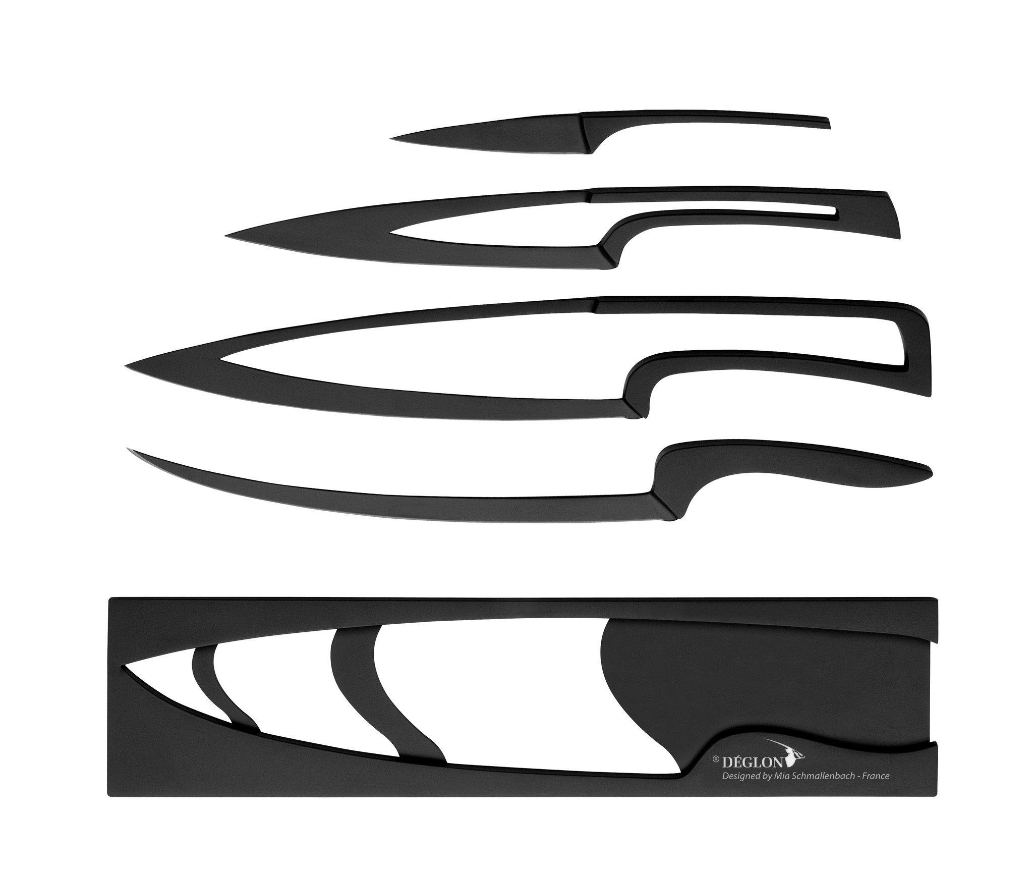 Meeting ® 4 teflonbeschichtete Messer | Teflon-Unterstützung