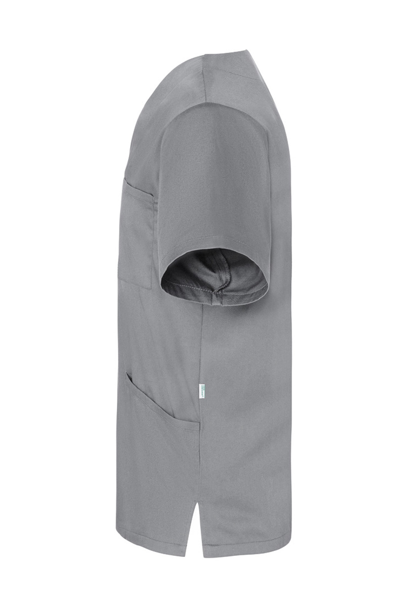 Tunique homme à enfiler à manches courtes Essential, en matériau durable - Gris Platine - L
