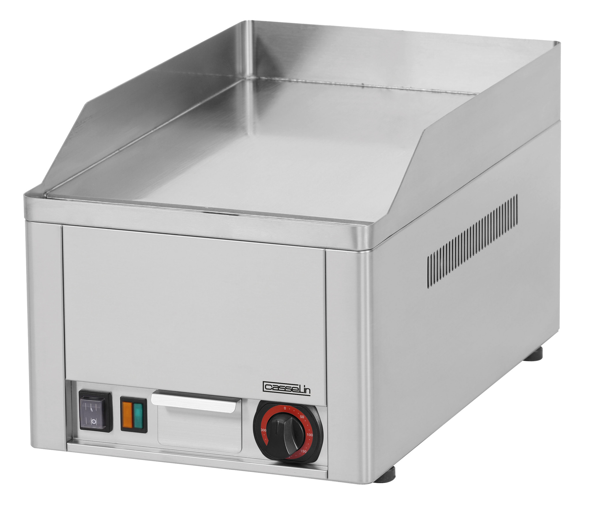 Elektrische Bakplaat - Chroom - 3 kW - 330x540x(H)220mm