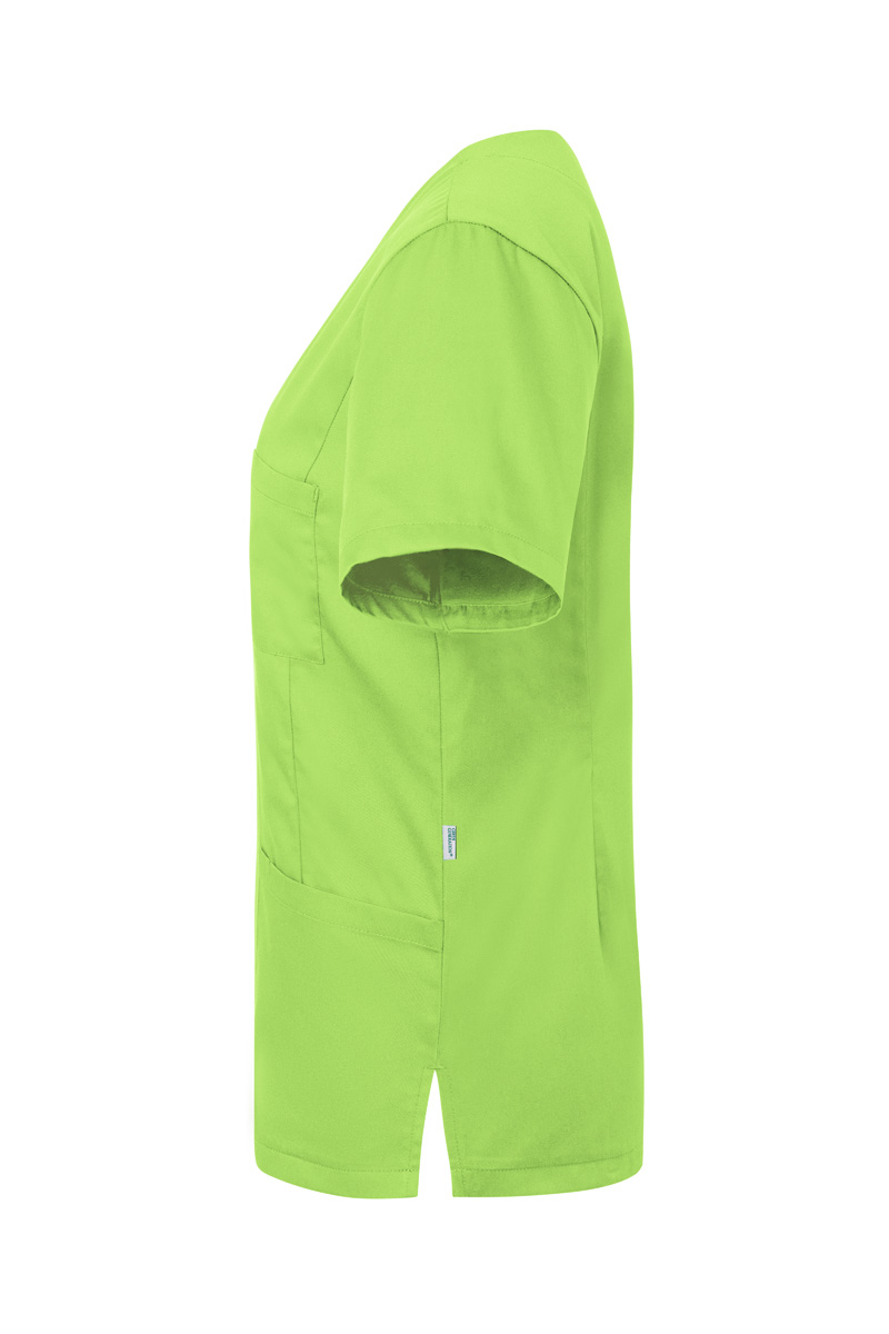 Kurzarm Damen-Schlupfkasack Essential, aus nachhaltigem Material - Kiwi - S