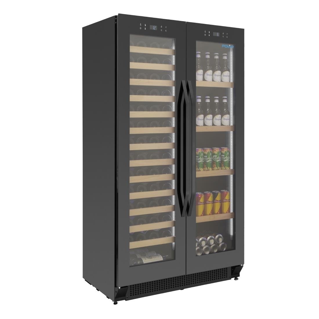 Polar G-Series Dubbele Deur Bier- En Wijnkoelkast