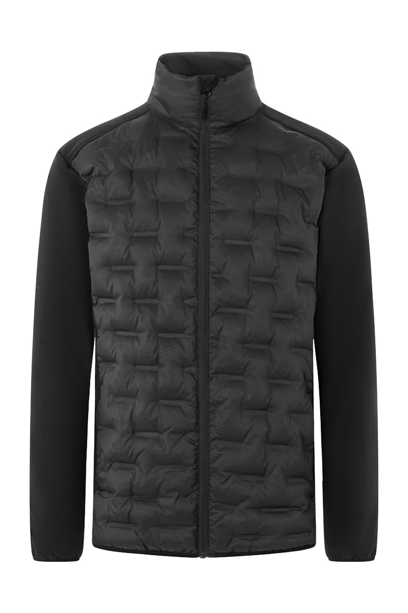Veste hybride pour hommes  Outdoor-Pro, en matière durable - Noir - L