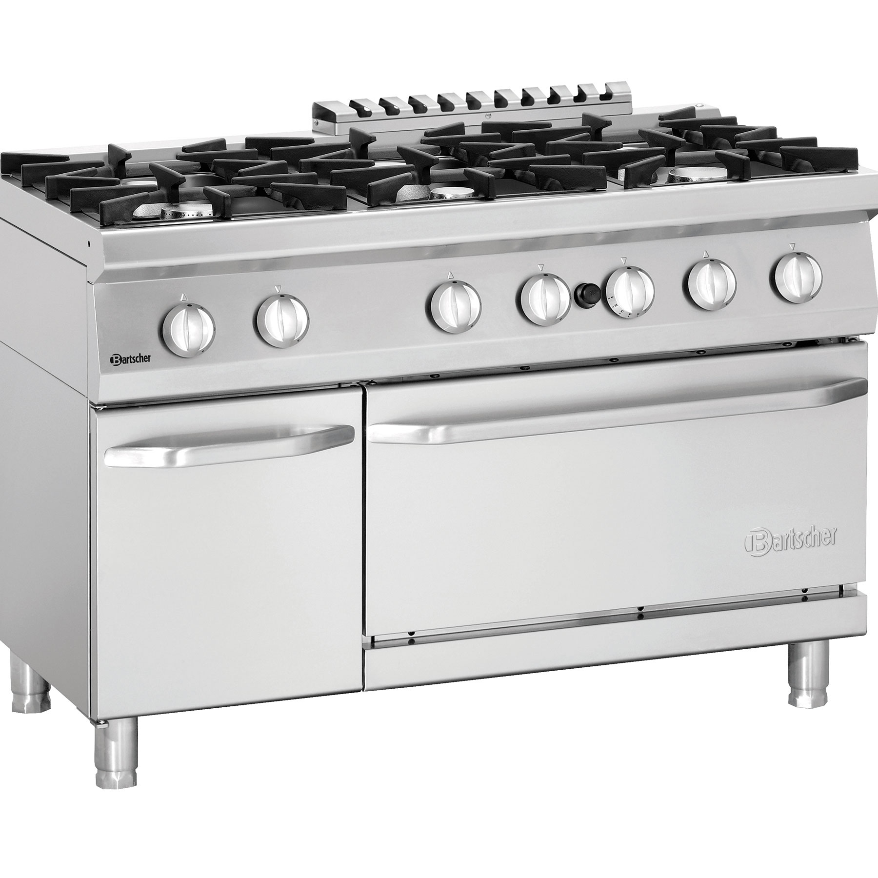 Gasfornuis met gasoven - 6 pits