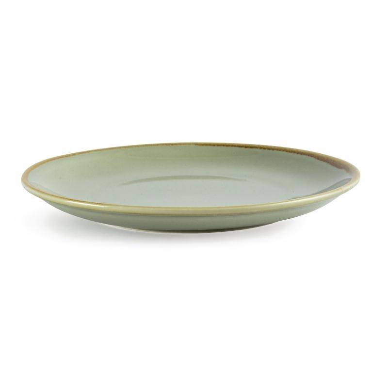 Assiette Plate Ronde | Porcelaine Mousse | Ø280mm | 4 Pièces
