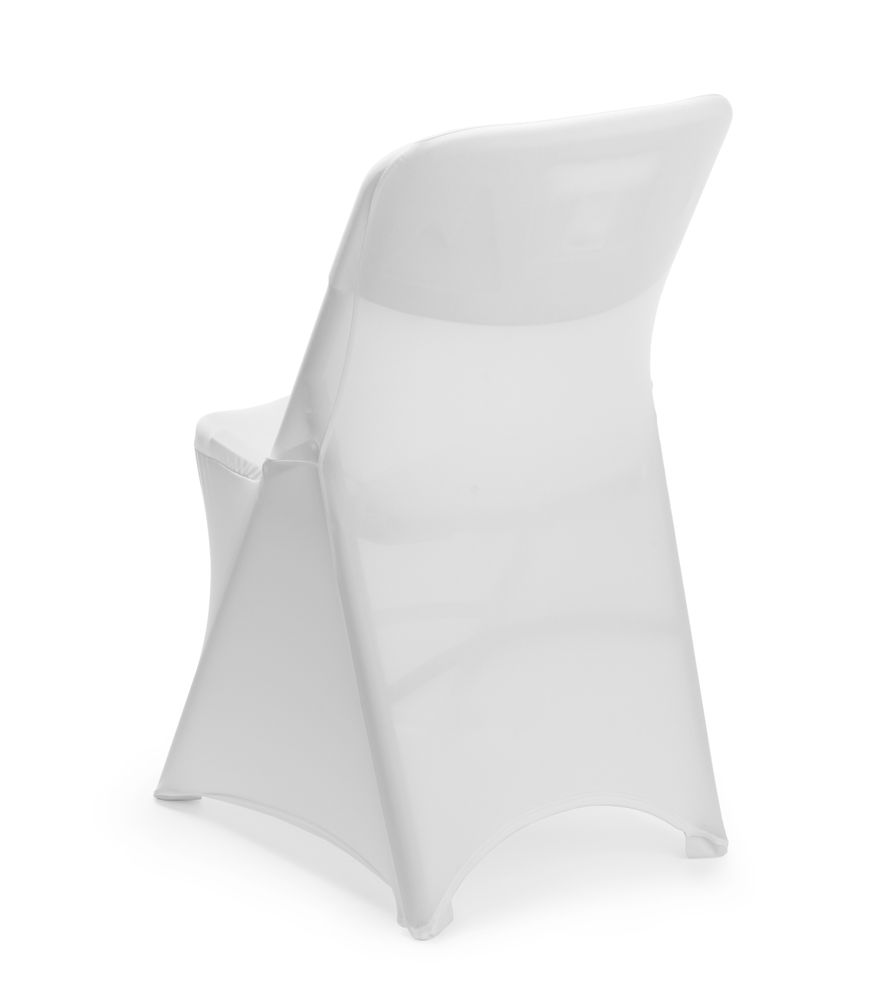 Housse de chaise pliante - 810965 & 910989 - Blanc - 540x440x(H)840mm