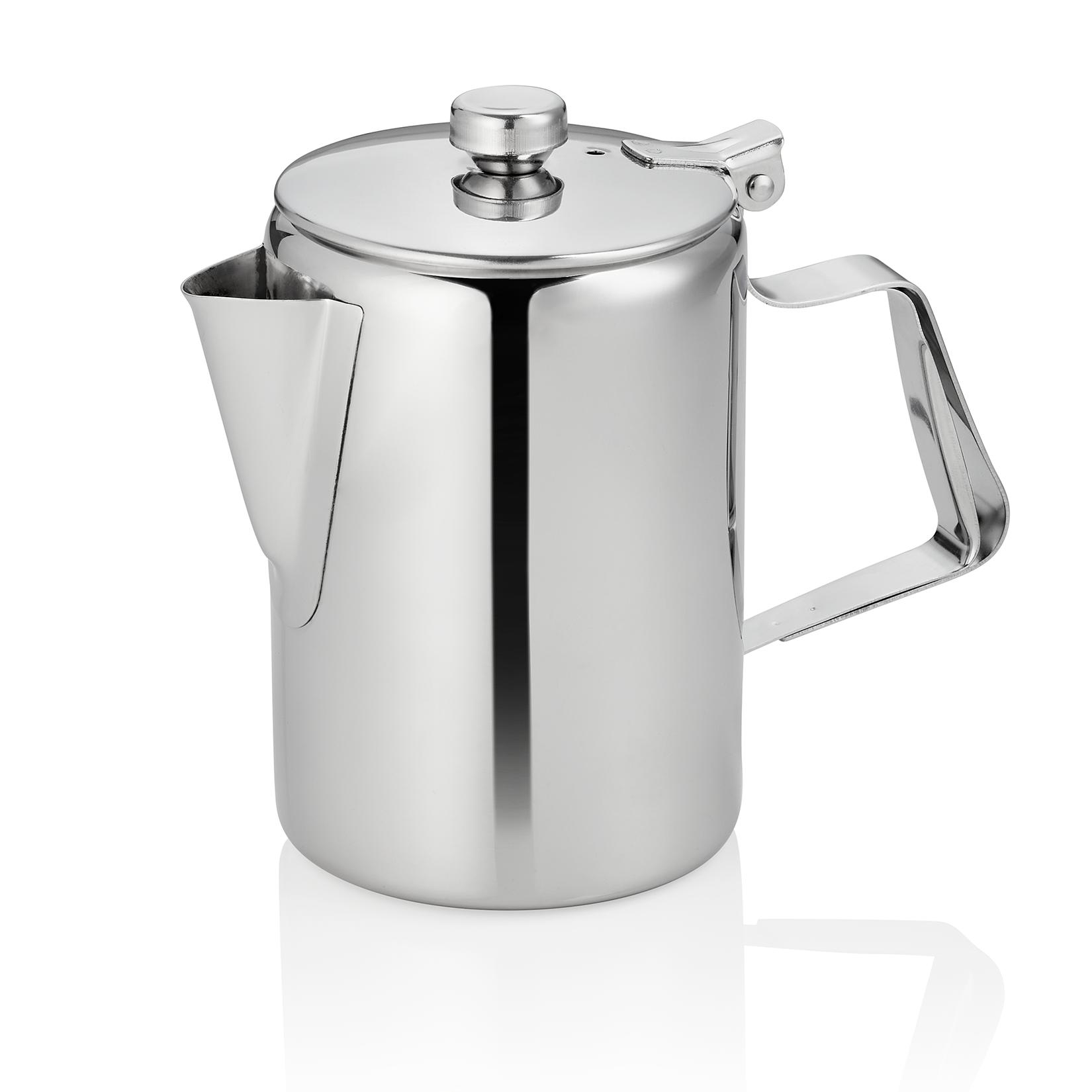 Pot à café, 1 L, Ø 10 cm, hauteur 15 cm, acier inoxydable chrome-nickel