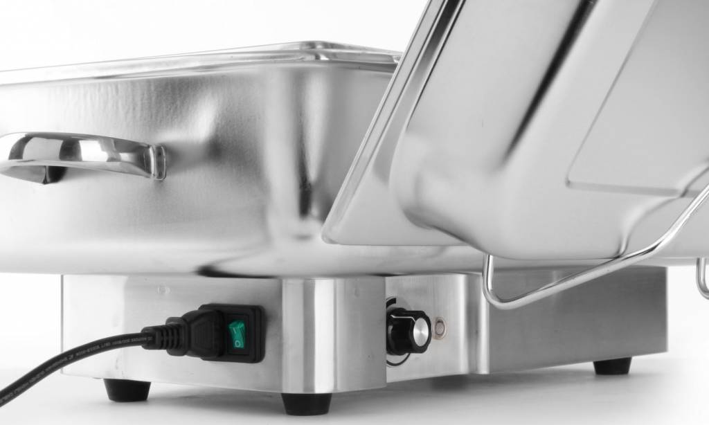 Chafing Dish GN1/1 Inox - 9 litres - 800W - 615x355x280(h)mm