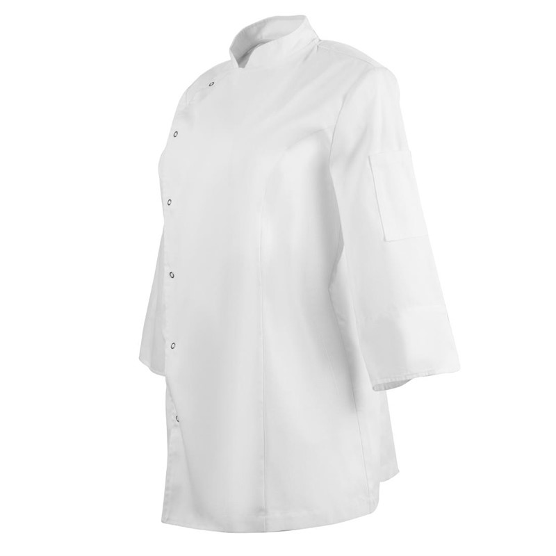 Whites Damen Kochjacke Weiß Größe L