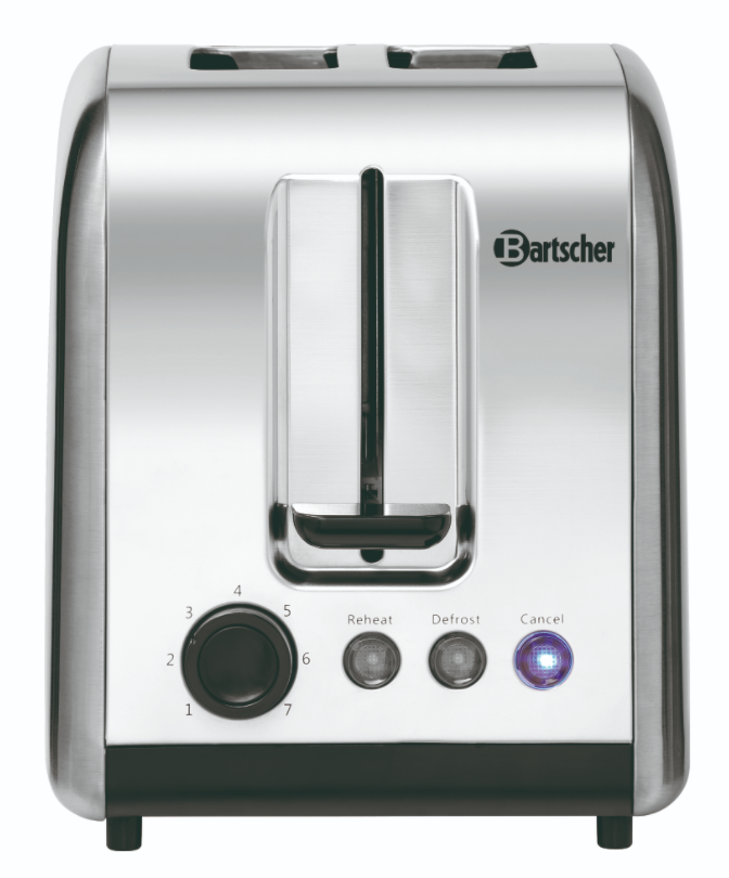 Toaster TSBR20 | 2 Schlitze | 850W | 160X270X(H)200mm