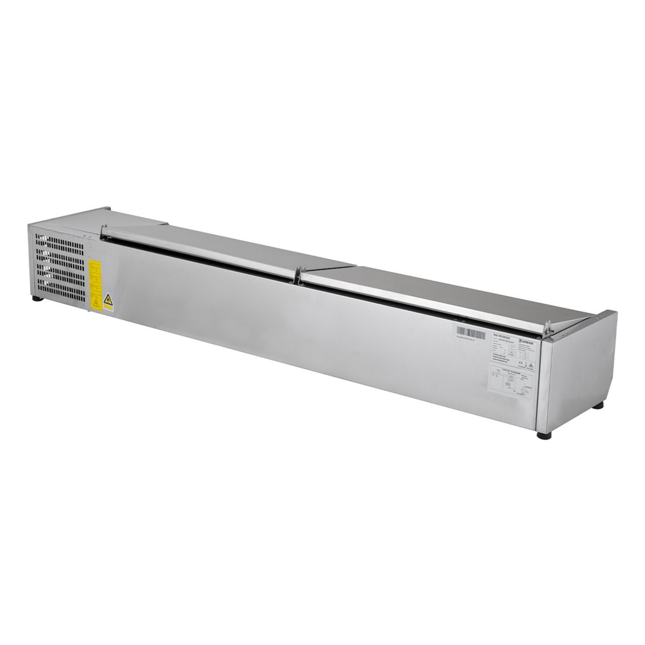 Vitrine réfrigérée de comptoir ECO 10 x GN 1/4 en inox