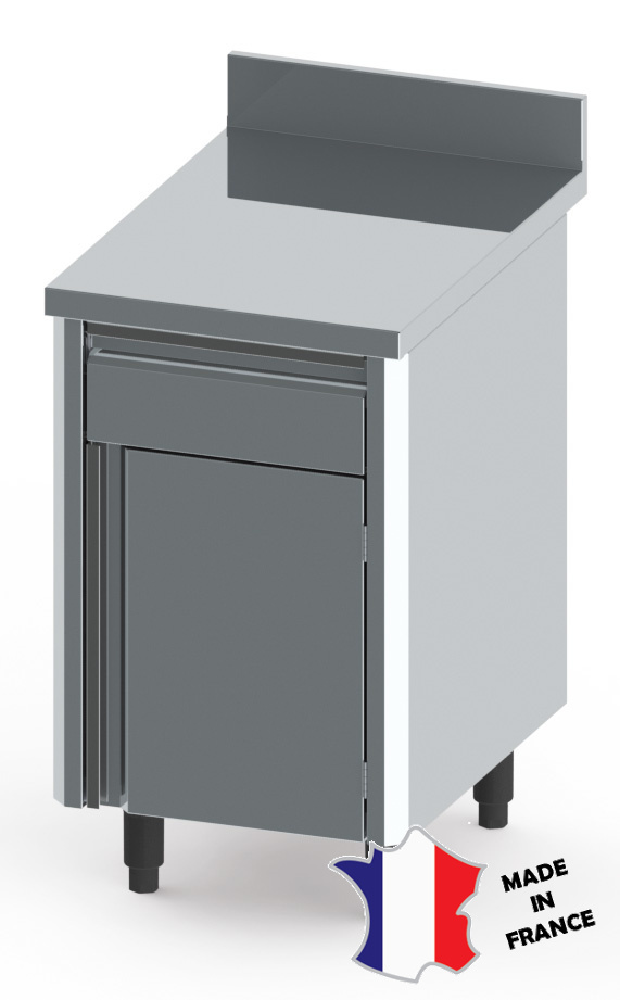 Composition meubles bas - Inox - bords droits - LG 500x700mm 