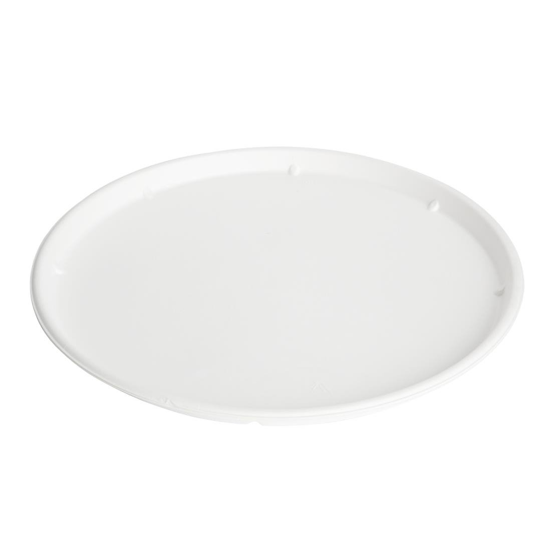 Fiesta composteerbare bagasse ronde borden 304 mm (50 stuks)