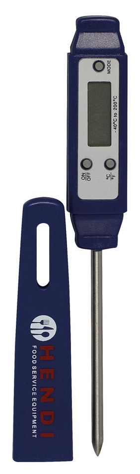 Kernthermometer Braadthermometer Digitaal 45x180 mm - Met Clipbevestiging | -40 tot 200°C 