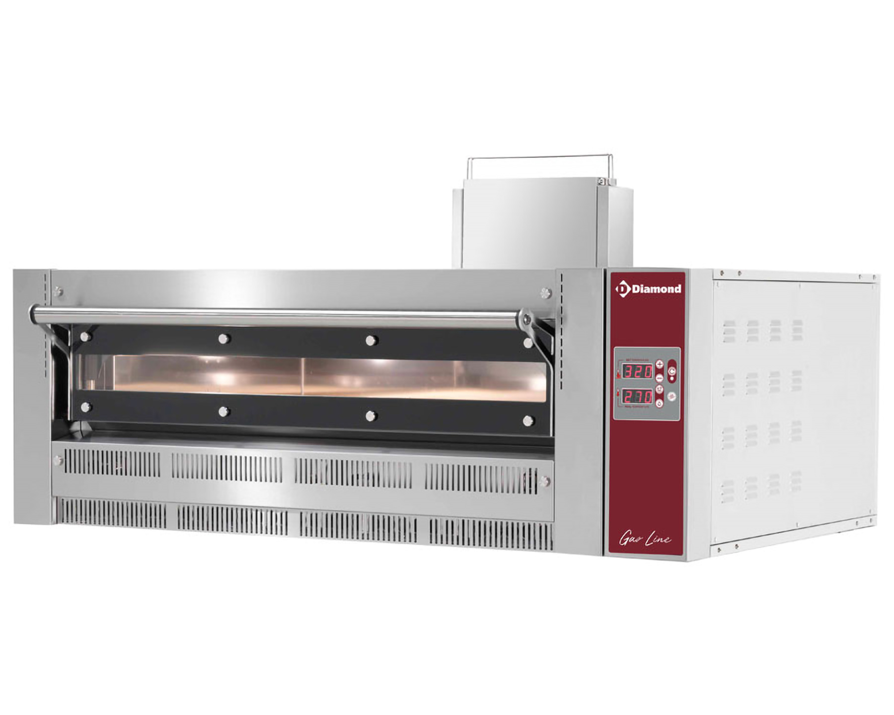 Four à pizza gaz - 6 pizzas Ø350mm