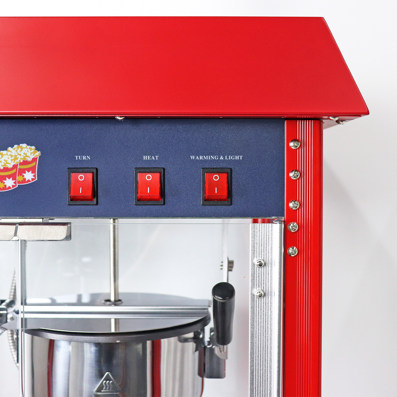 Popcornmachine ECO 5 kg/u met 1 ketel