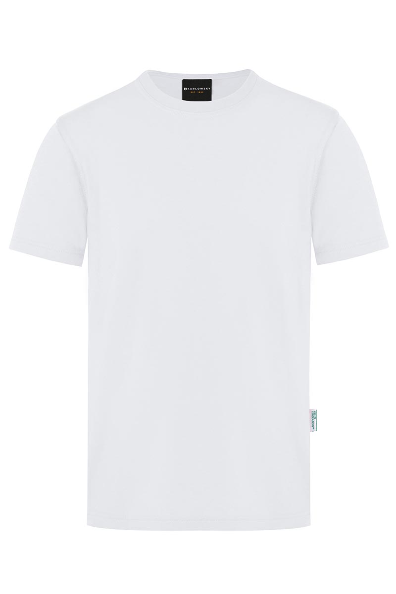 Herren Workwear T-Shirt Casual-Flair, aus nachhaltigem Material - Weiß - 2XL