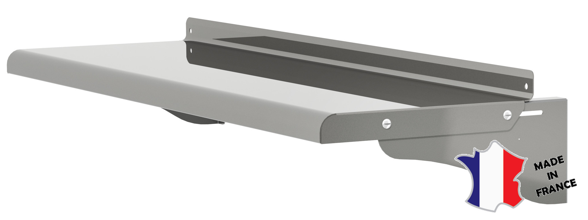 Etagère murale rayonnee - 1800x400 - 3 consoles