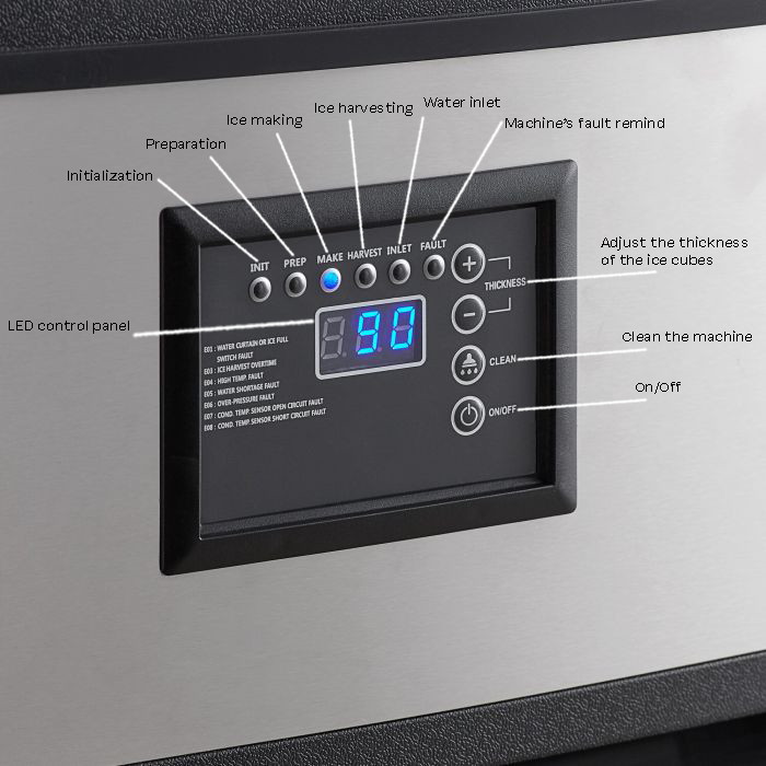 Eiswürfelmaschine 73Kg/24H